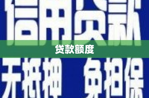 安康贷款额度