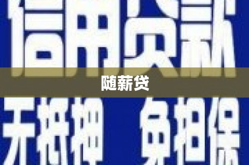 安康随薪贷