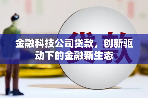 安康金融科技公司贷款，创新驱动下的金融新生态