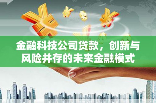 安康金融科技公司贷款，创新与风险并存的未来金融模式