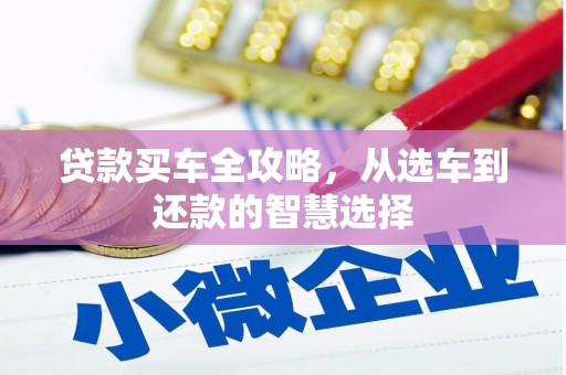 安康贷款买车全攻略，从选车到还款的智慧选择