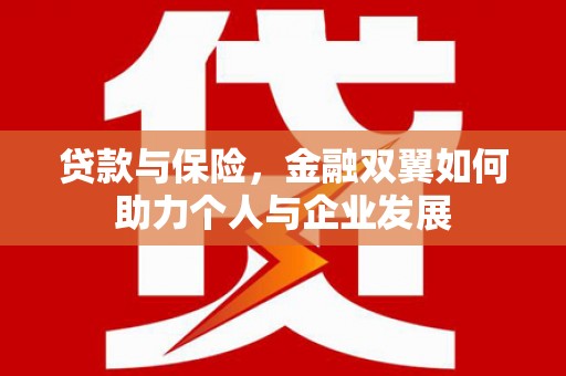安康贷款与保险，金融双翼如何助力个人与企业发展