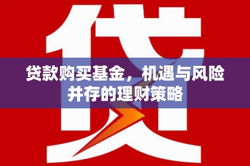 安康贷款购买基金，机遇与风险并存的理财策略