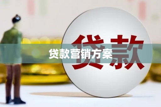 安康贷款营销方案