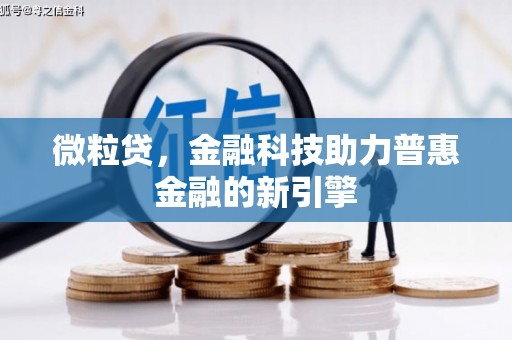 安康微粒贷，金融科技助力普惠金融的新引擎