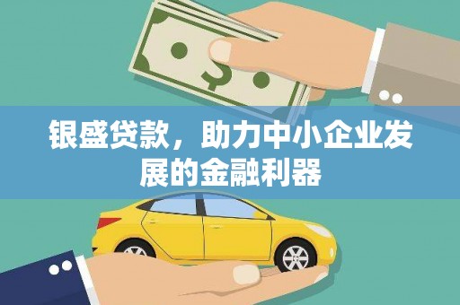 安康银盛贷款，助力中小企业发展的金融利器
