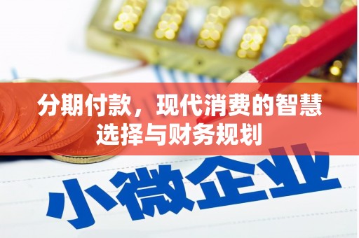 安康分期付款，现代消费的智慧选择与财务规划