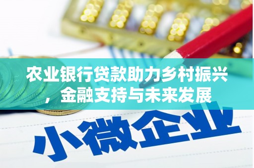 安康农业银行贷款助力乡村振兴，金融支持与未来发展