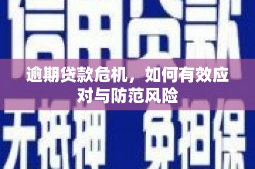 安康逾期贷款危机，如何有效应对与防范风险