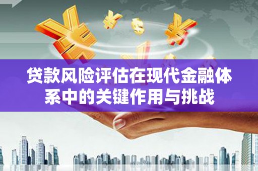 安康贷款风险评估在现代金融体系中的关键作用与挑战