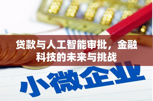 安康贷款与人工智能审批，金融科技的未来与挑战