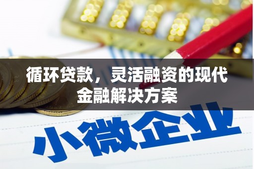 安康循环贷款，灵活融资的现代金融解决方案