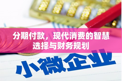 安康分期付款，现代消费的智慧选择与财务规划