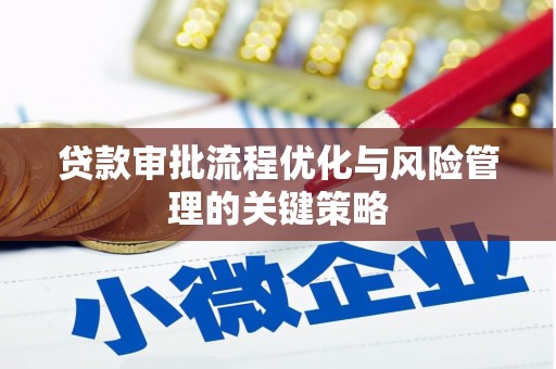 安康贷款审批流程优化与风险管理的关键策略
