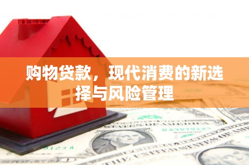 安康购物贷款，现代消费的新选择与风险管理