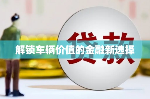 安康解锁车辆价值的金融新选择
