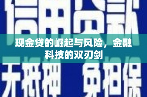 安康现金贷的崛起与风险，金融科技的双刃剑