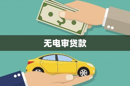 安康无电审贷款