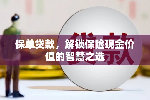 安康保单贷款，解锁保险现金价值的智慧之选