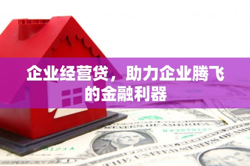 安康企业经营贷，助力企业腾飞的金融利器