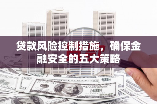 安康贷款风险控制措施，确保金融安全的五大策略