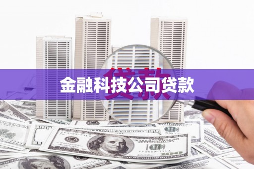 安康金融科技公司贷款
