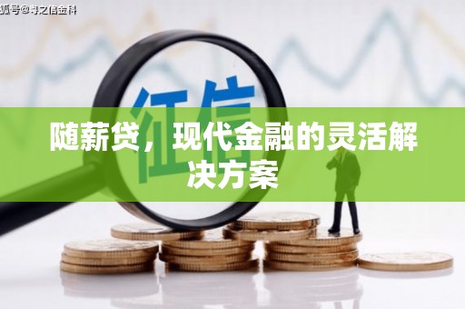 安康随薪贷，现代金融的灵活解决方案
