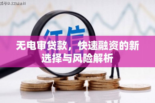 安康无电审贷款，快速融资的新选择与风险解析
