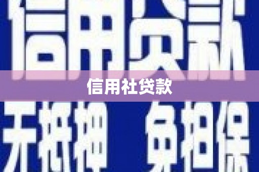 安康信用社贷款