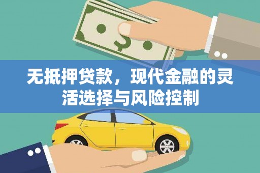 安康无抵押贷款，现代金融的灵活选择与风险控制