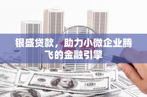 安康银盛贷款，助力小微企业腾飞的金融引擎