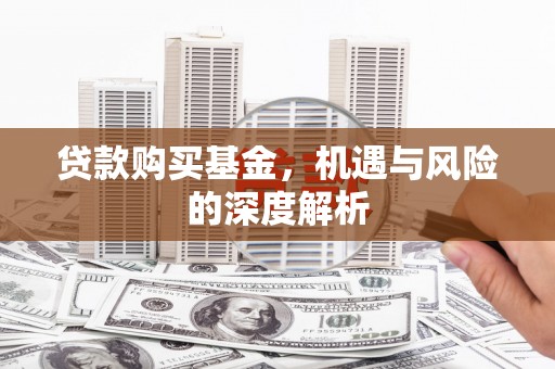 安康贷款购买基金，机遇与风险的深度解析