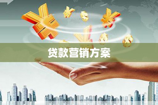 安康贷款营销方案