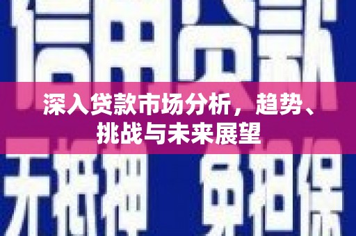 安康深入贷款市场分析，趋势、挑战与未来展望