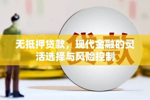 安康无抵押贷款，现代金融的灵活选择与风险控制