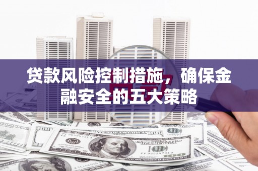 安康贷款风险控制措施，确保金融安全的五大策略