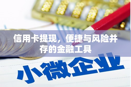 安康信用卡提现，便捷与风险并存的金融工具