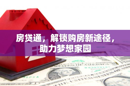 安康房贷通，解锁购房新途径，助力梦想家园
