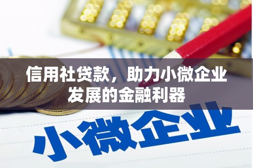 安康信用社贷款，助力小微企业发展的金融利器
