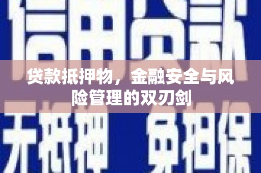 安康贷款抵押物，金融安全与风险管理的双刃剑