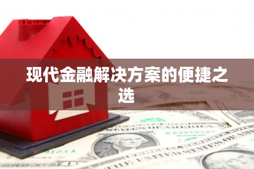 安康现代金融解决方案的便捷之选