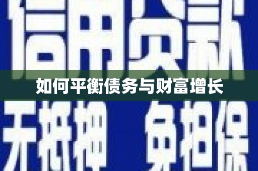 安康如何平衡债务与财富增长