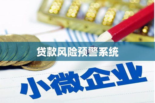安康贷款风险预警系统